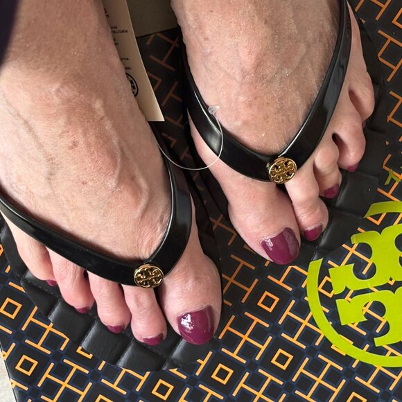 Tory Burch Willa Quilted Platform Flip Flops - Picture 7 of 10